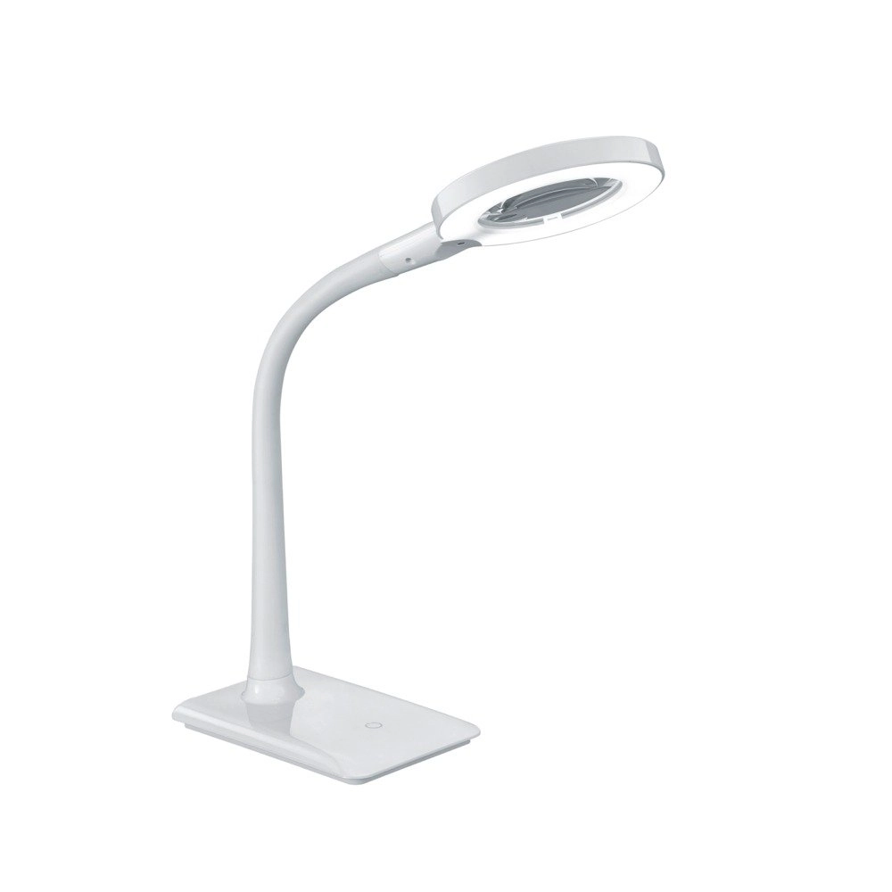 Lampe de bureau LED Lupo blanc