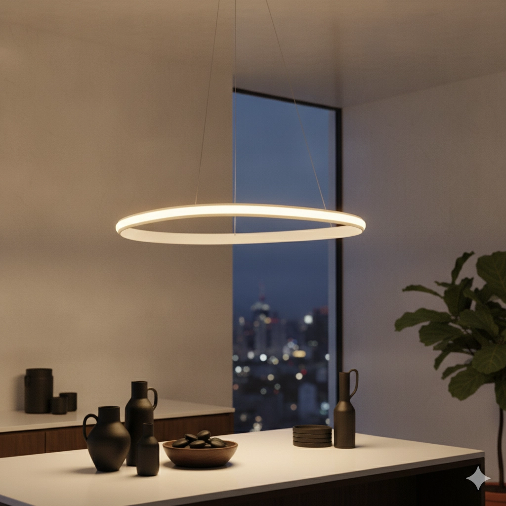 Suspension design Aries noir Ø 74cm