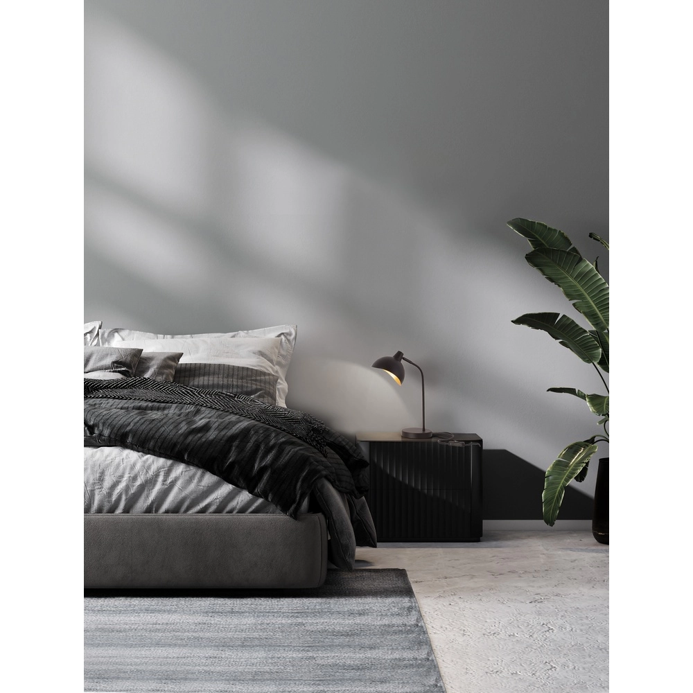 Lampe de table Geti Noir avec intérieur doré Lyora 5212017436405