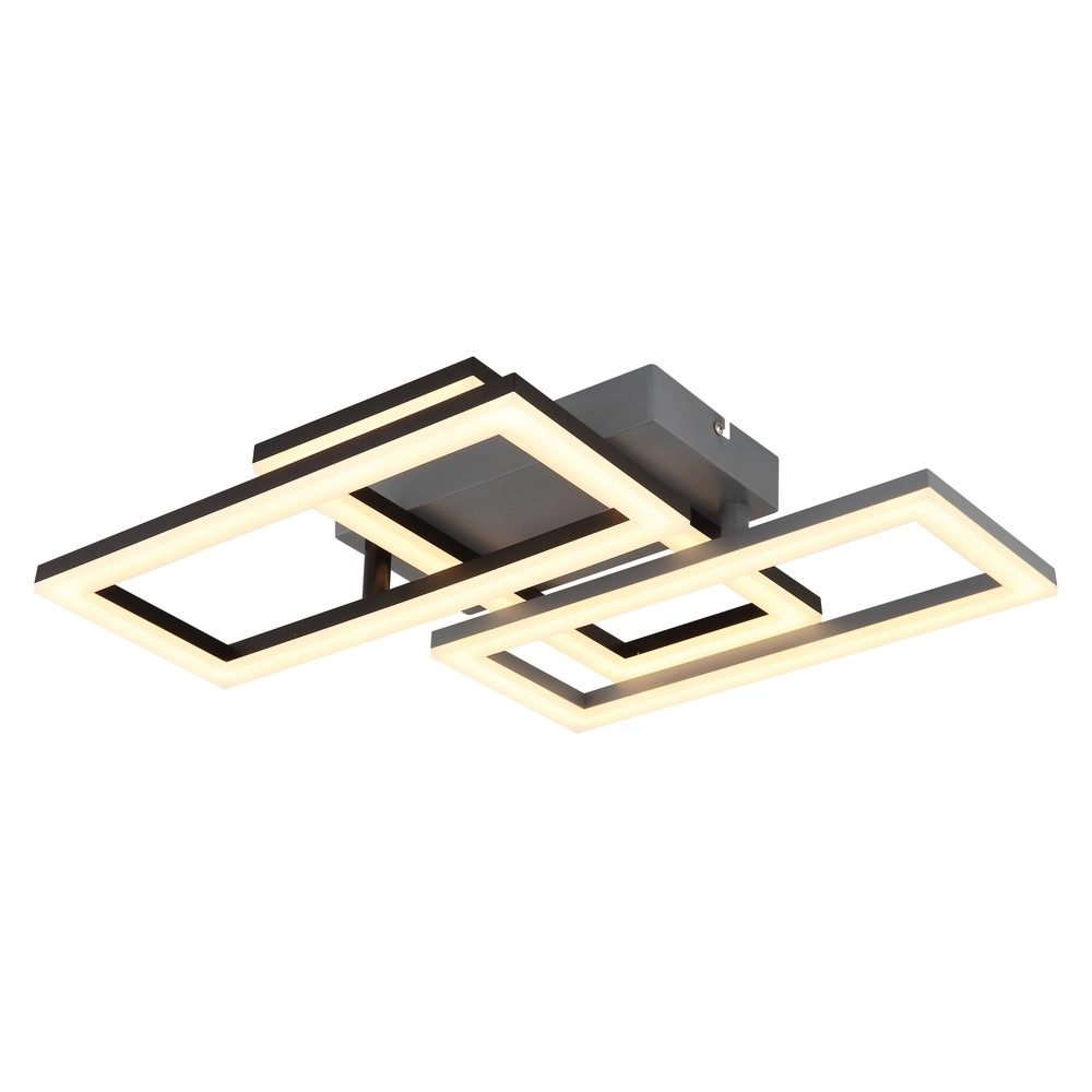 Lampe de plafond à design noir Sapena 61,4 x 34,1 cm Globo 9007371456390