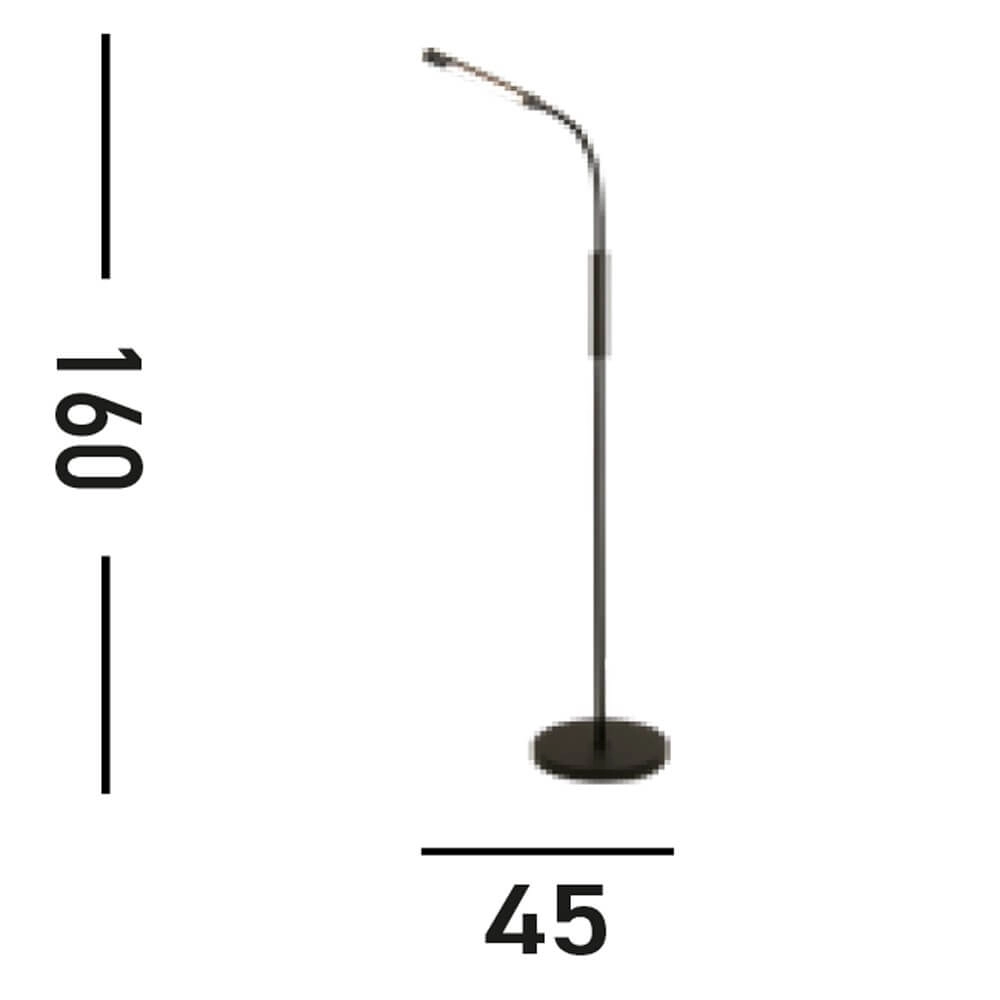 Lampadaire directionnel Plume Rechargeable Searchlight 5053423260501