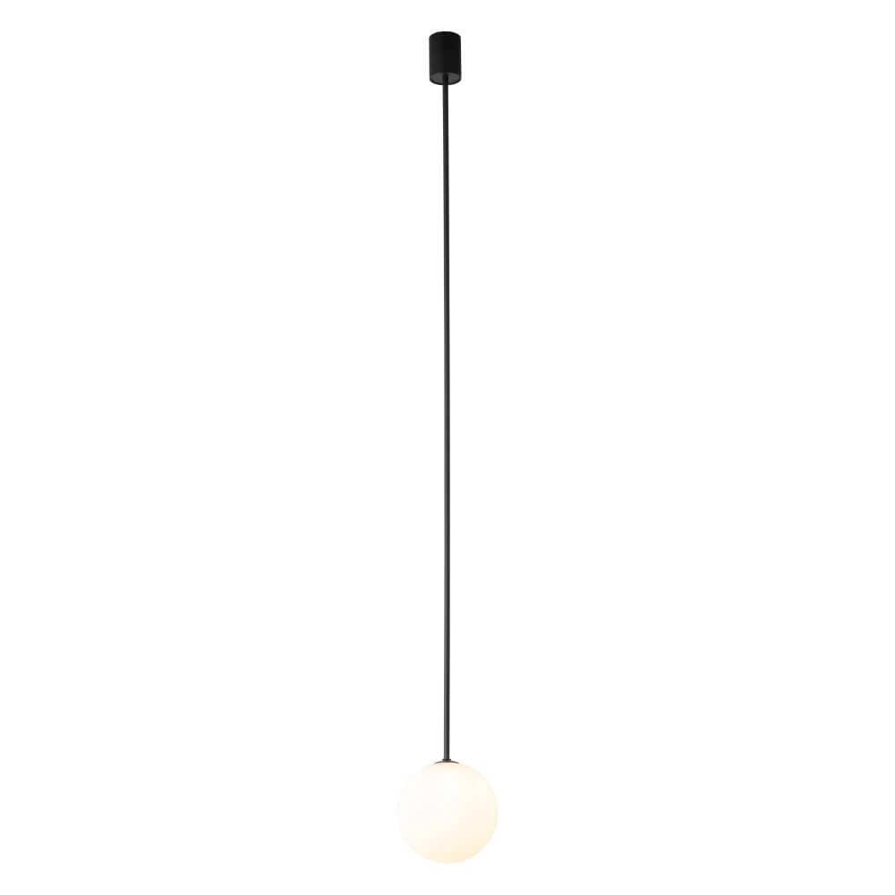 Plafonnier en verre Kier L noir - 140cm Lyora 5903139103107