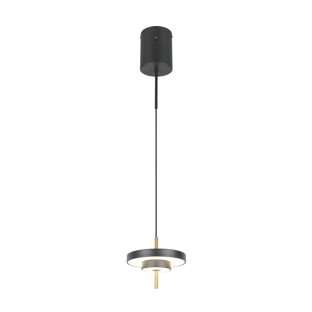 Suspension design Keaton noir avec or Ø 20cm Trio 4017807653304