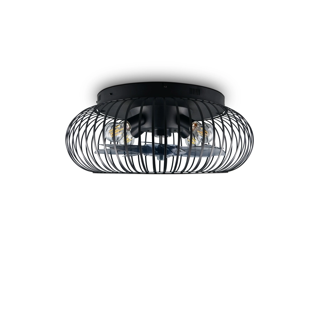 Éventail noir Johanna Ø 61cm Trio 4017807688115