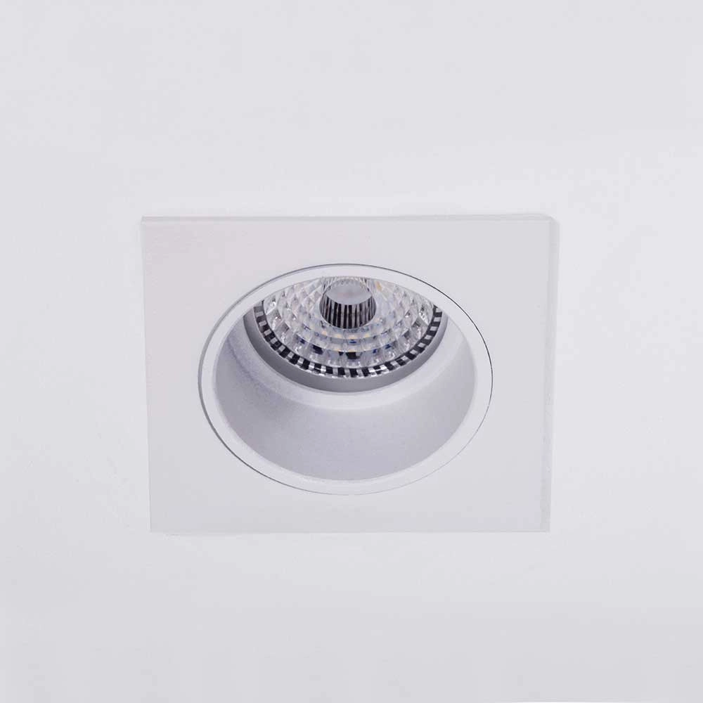 Spot encastré blanc Downel 9 cm