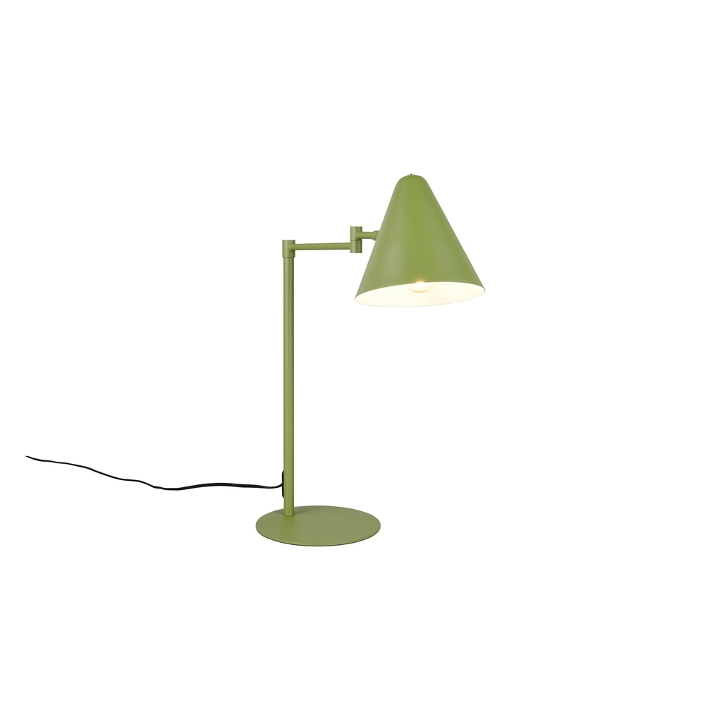 Lampe de table design Cosima vert Trio 4017807660234