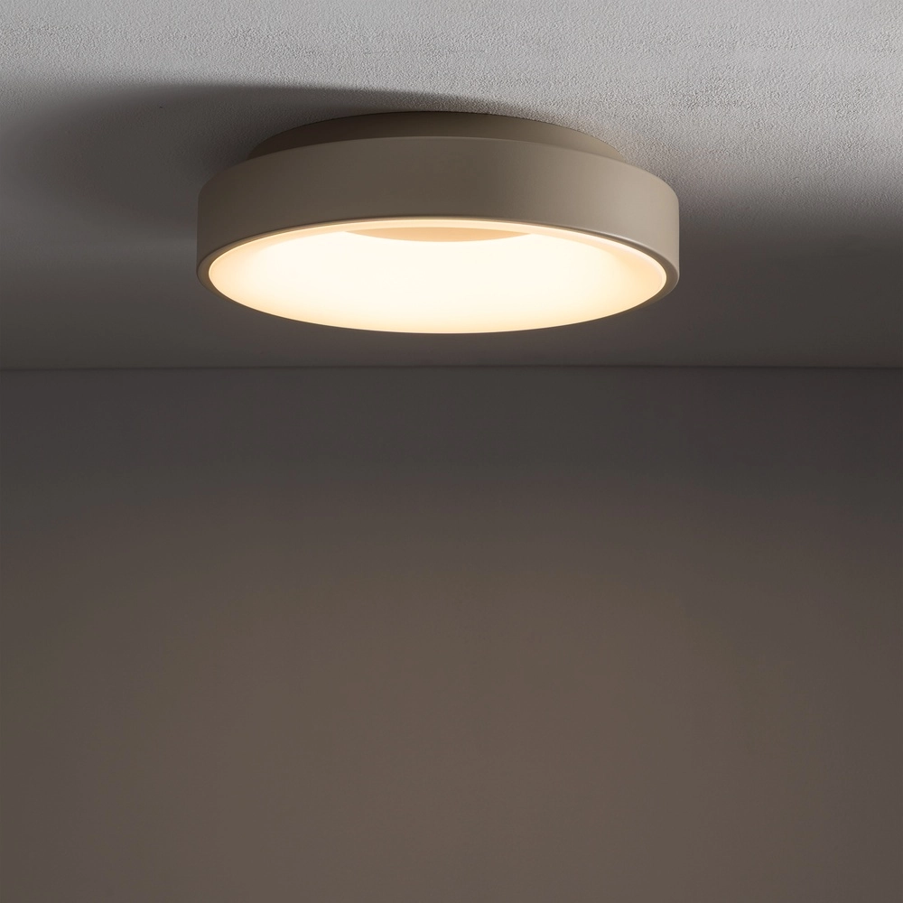 Lampe de plafond Nikki Led brun sable Ø 38cm - 3000K Lyora 5903139123631