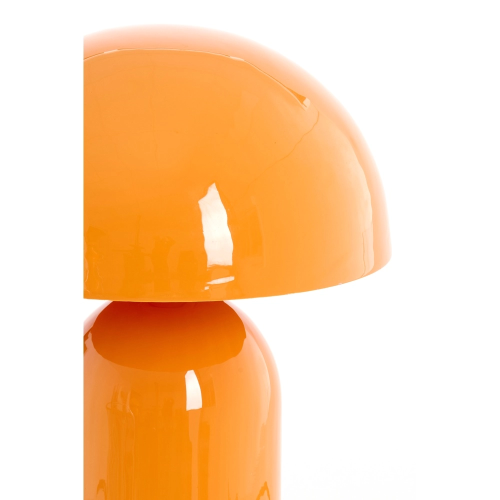 Lampe de table champignon Tolima orange brillant - Ø 31cm Light & Living 8717807807870
