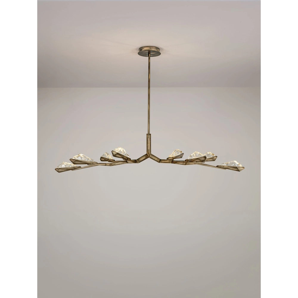 Lampe pendante ancienne Greta Laiton ancien 172,5 cm Lyora 5212063500341