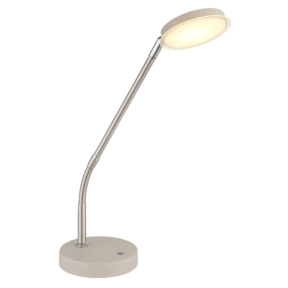 Lampe de bureau Silvio brun sable Globo 9007371593033