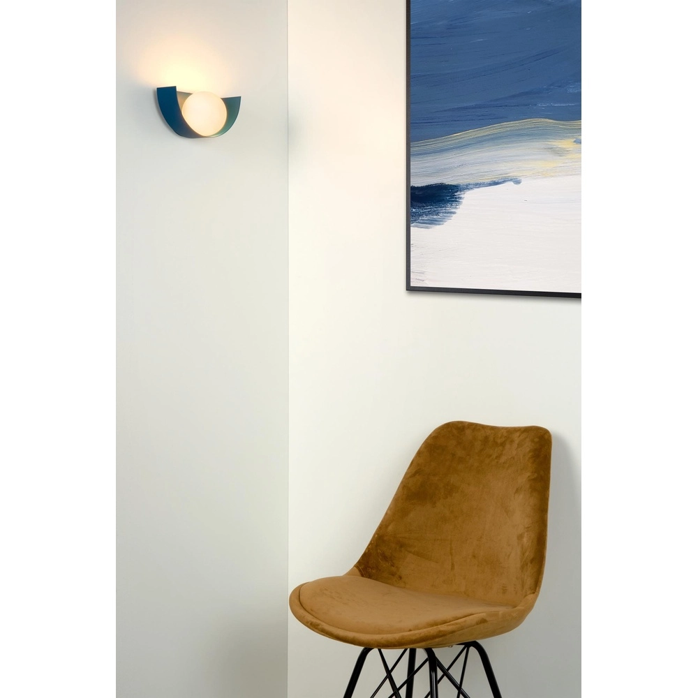 Lampe murale de conception Benni bleu Lucide 5411212451859