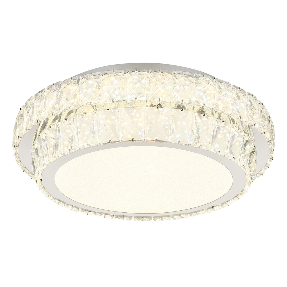 Lampe de plafond Klara Ø chrome 40cm
