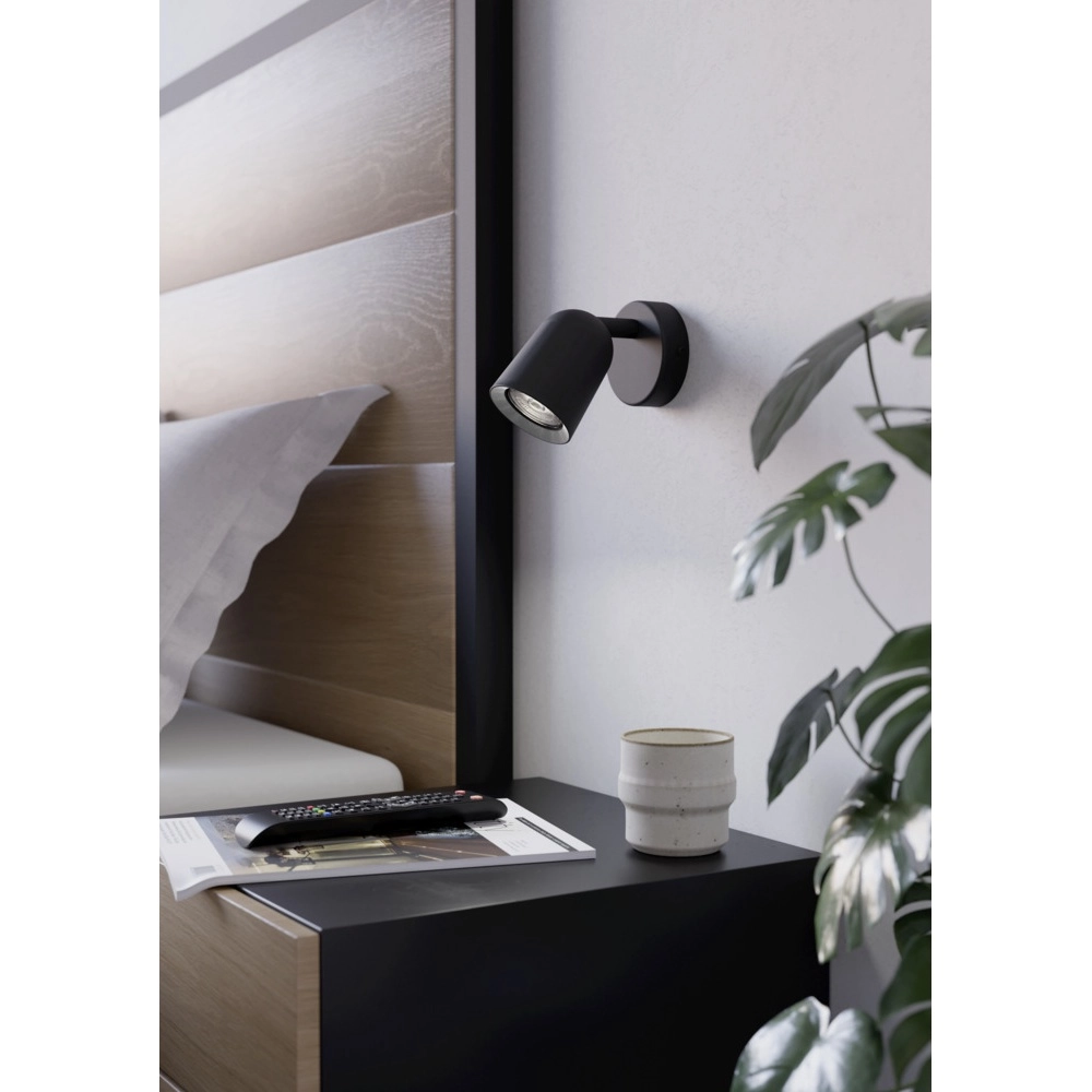 Spot monté en surface Camaldoli noir Eglo 9008606360437