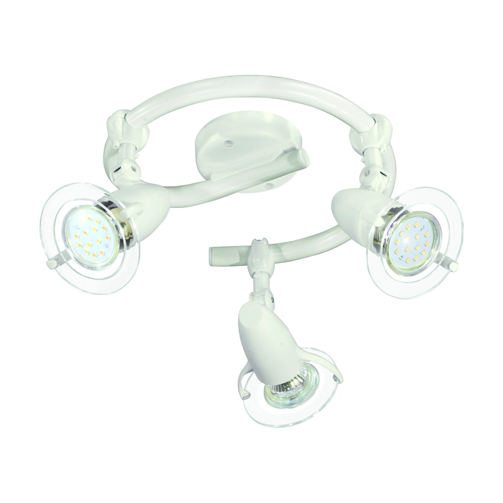 Emplacement monté en surface Pocket 1 Blanc à 3 lumières