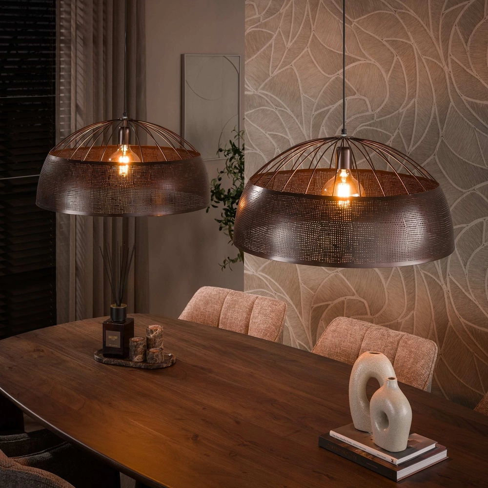 Lampe pendante de campagne Screen Cuivre ancien
