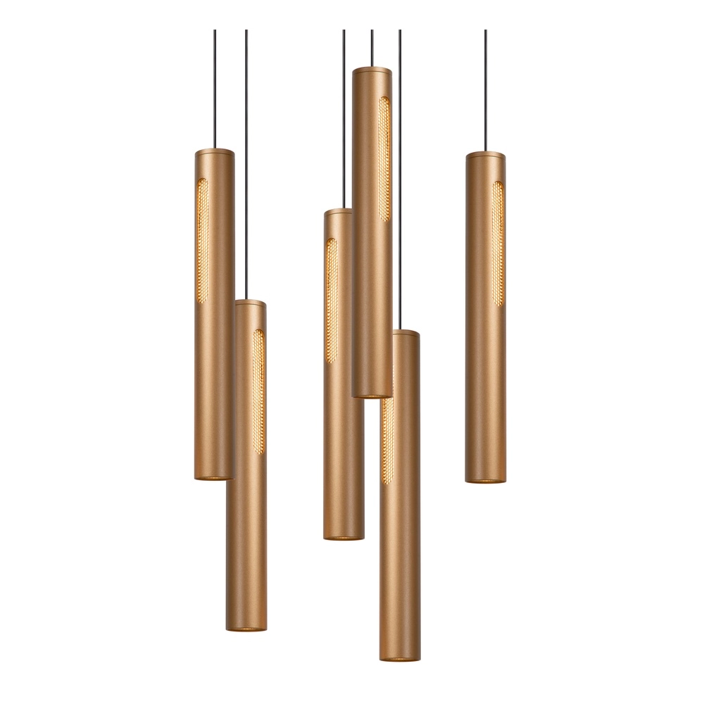 Lampe pendante de conception Griffith Bronze à 6 lumières Premium by Lucide 5411212241948