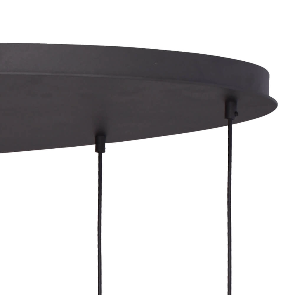 Lampe suspendue ovale Lazise Oval 8x Ø 20cm doré Masterlight 8718121303628