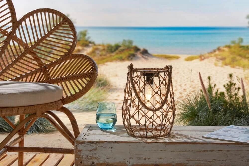 Lampe de table rurale Sardegna solaire Luxform 8719099201732