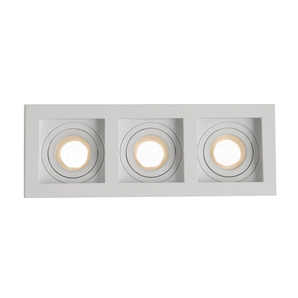 Spot encastré Grid 3 blanc Lyora