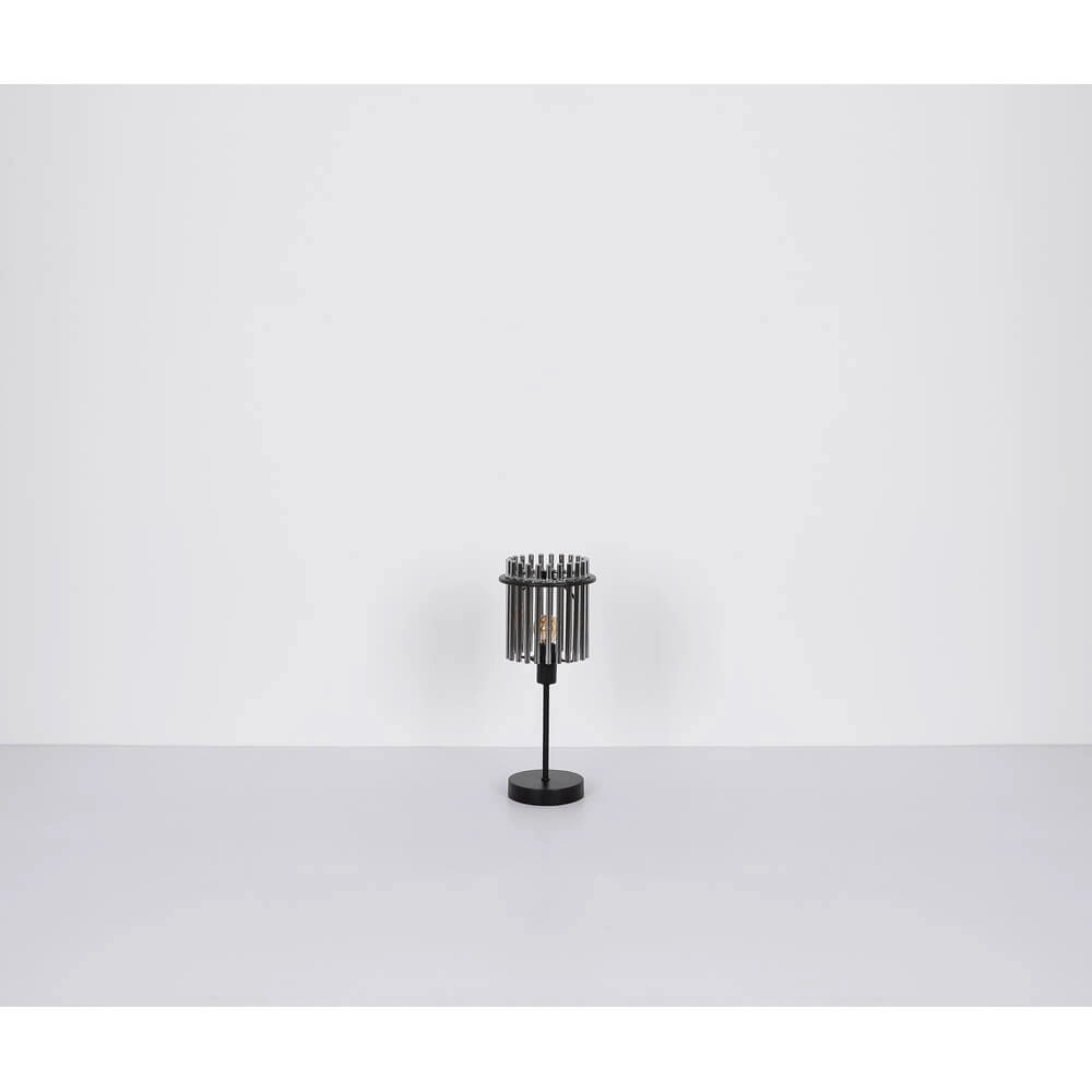 Suspension noire Gorley avec verre ambré Ø 40cm Globo 9007371465996