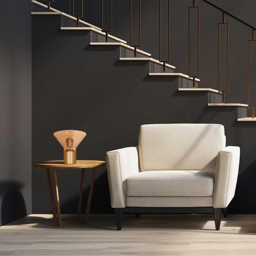 Lampe de table Ambiance or avec verre ambré Steinhauer 8712746165067