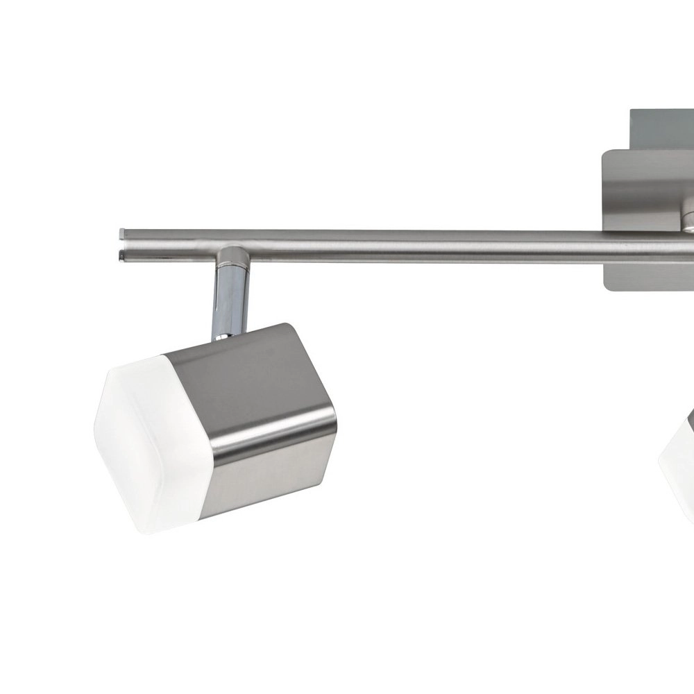 Spot de plafond LED Roubaix Gris métallisé à 3 lumières Trio 4017807391442