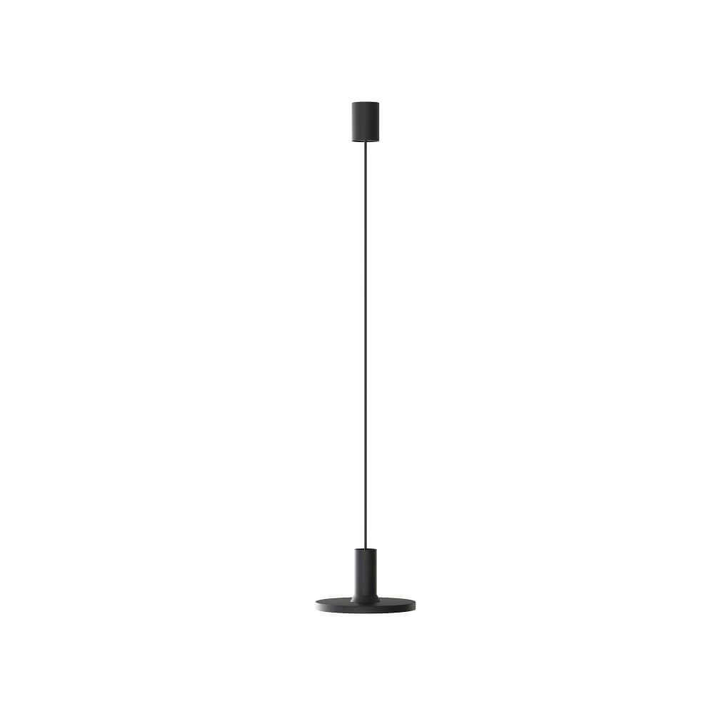 Lampe suspendue 1 lumière Hermanos B noir Ø 20cm