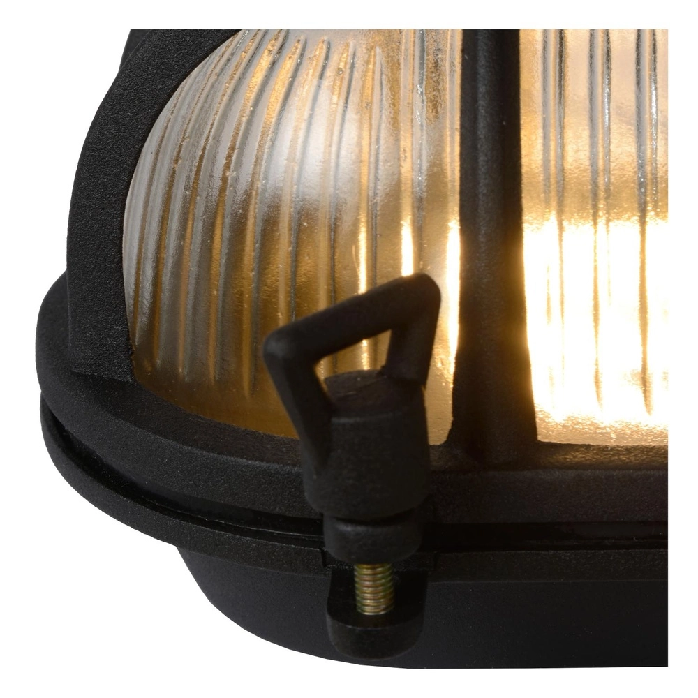 Lampe murale Bullseye Dudley IP54 noir Lucide 5411212114891