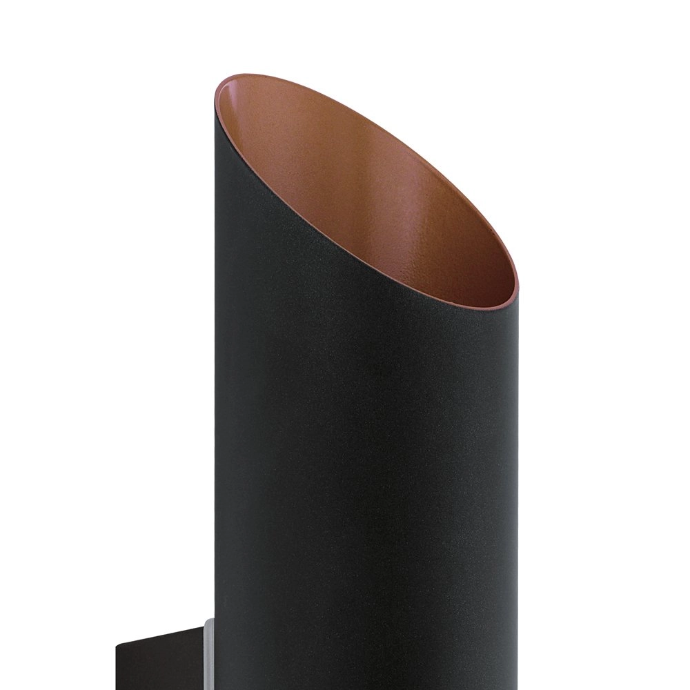 LED Lampe d'extérieur Agolada Up - Down noir avec du brun cuivré Eglo 9002759948047