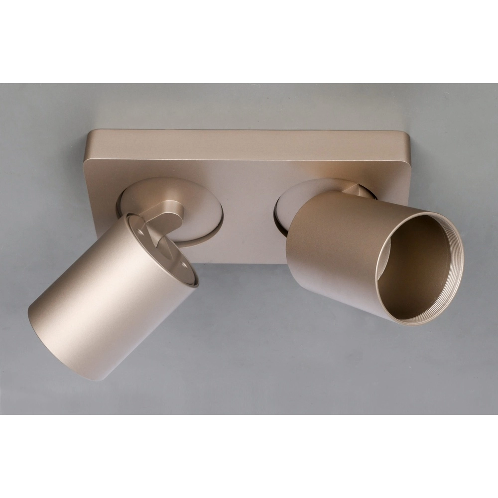 Spot double en saillie Megano champagne Artdelight 8720701103474