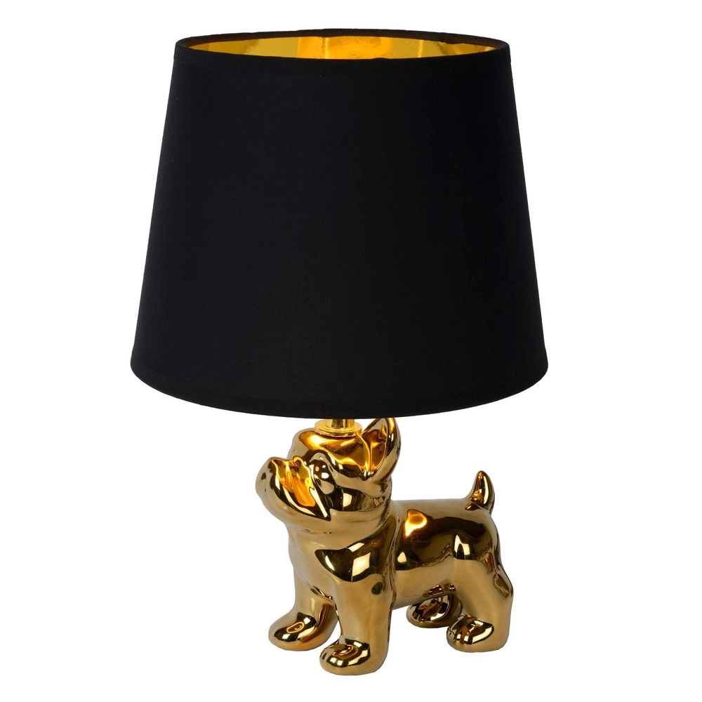 Lampe de table Extravaganza Sir Winston Or chien avec noir Lucide 5411212134097