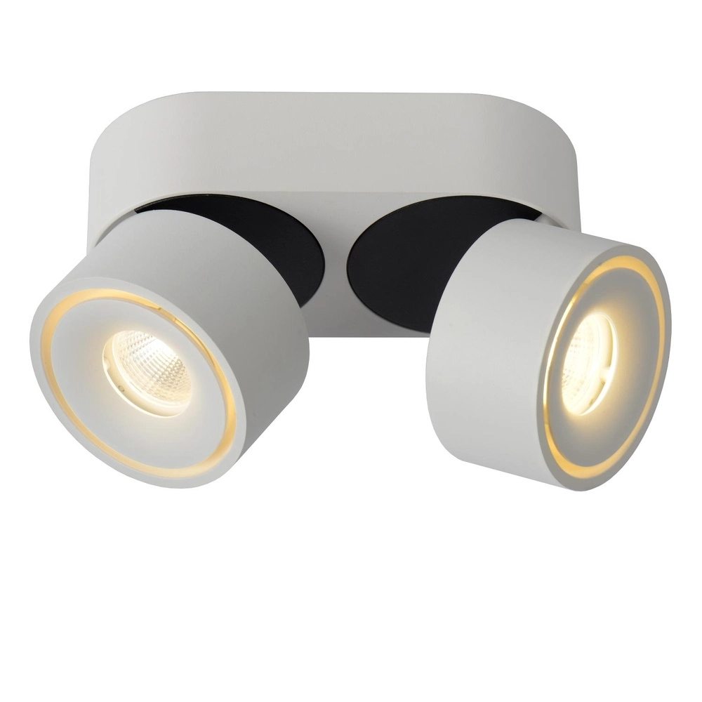 Projecteur de plafond Yumiko Double blanc Lucide 5411212351685