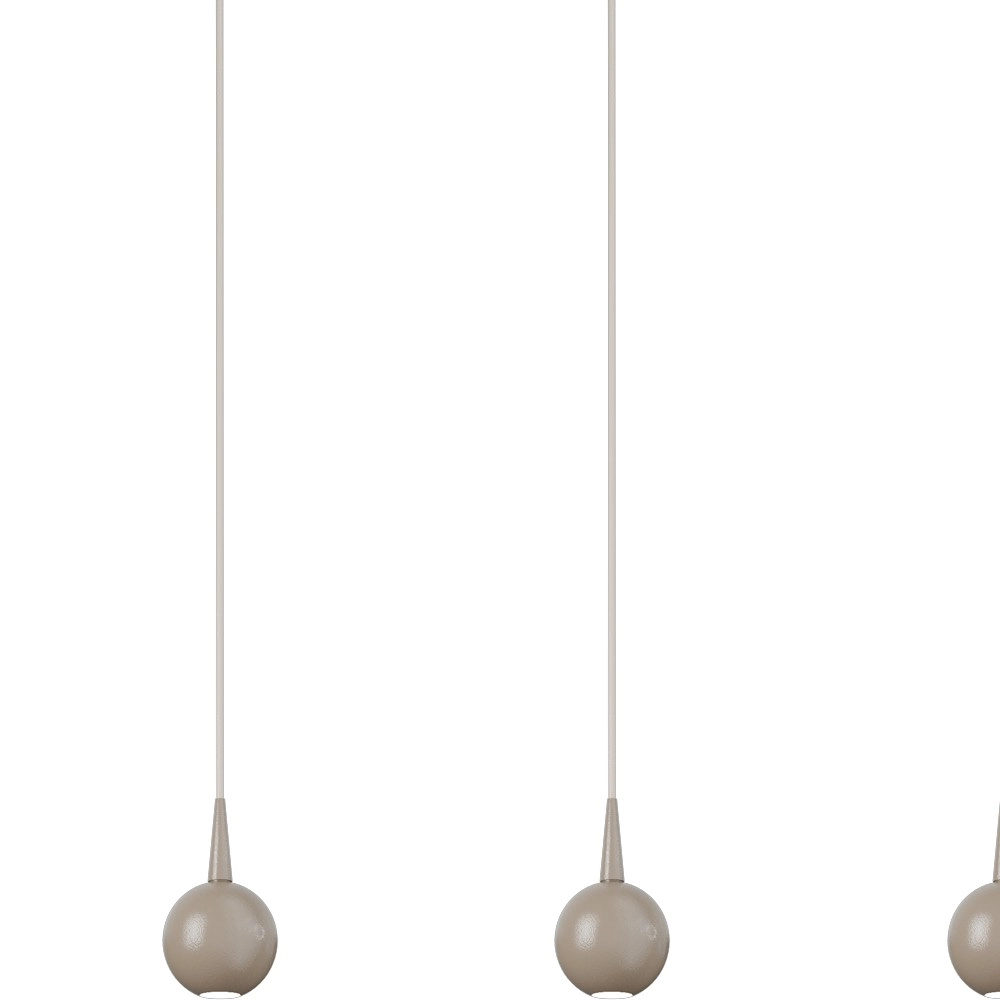 Lampe suspendue à 5 lumières Talana terra beige Ø 6cm DTW Masterlight 8718121399034