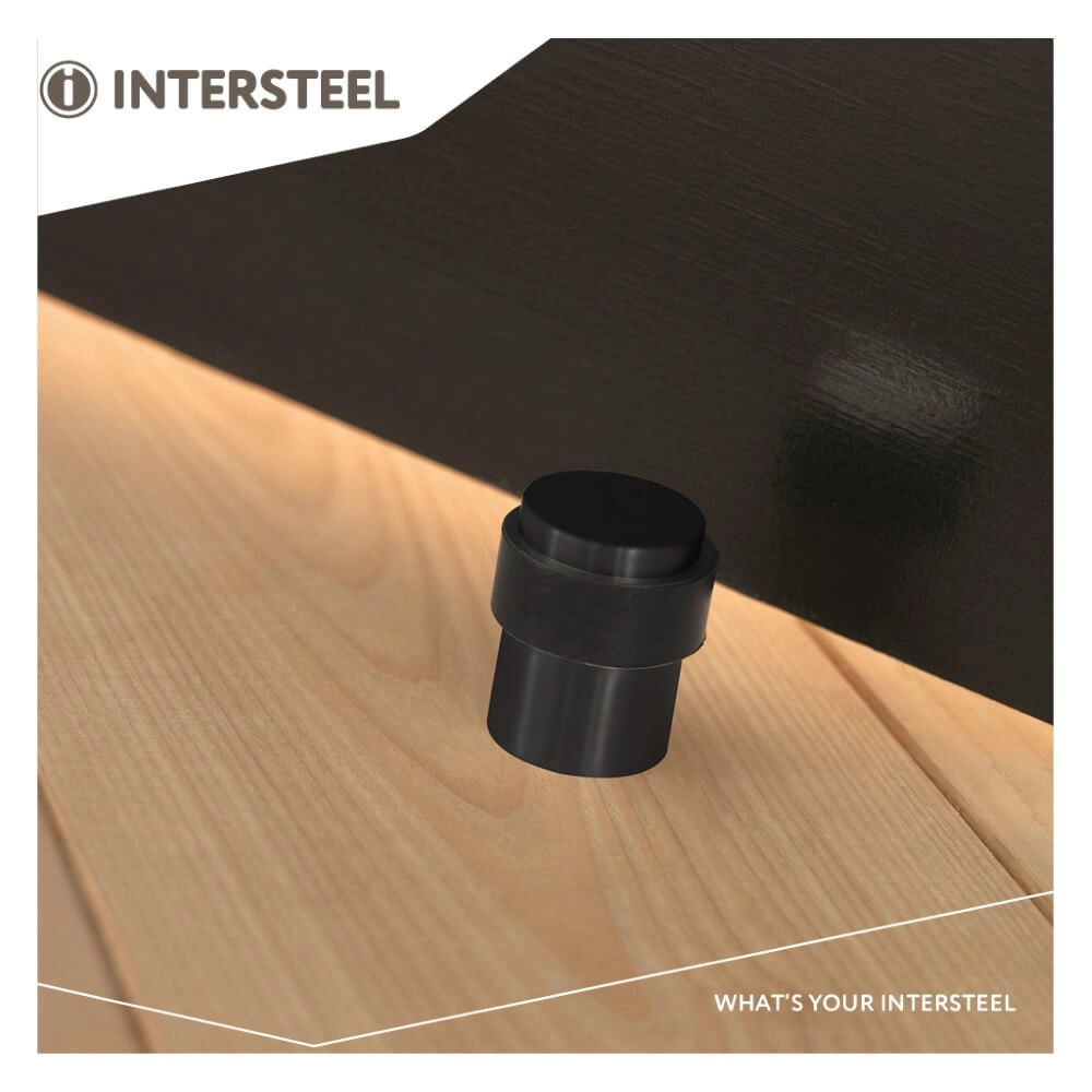 Butoir Stelo Montage au sol noir Intersteel 8714186502532