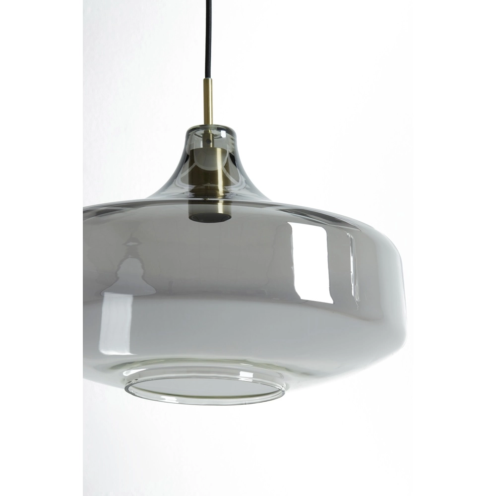 Lampe suspendue en verre fumé Solna Ø 39,5 cm Light & Living 8717807680220