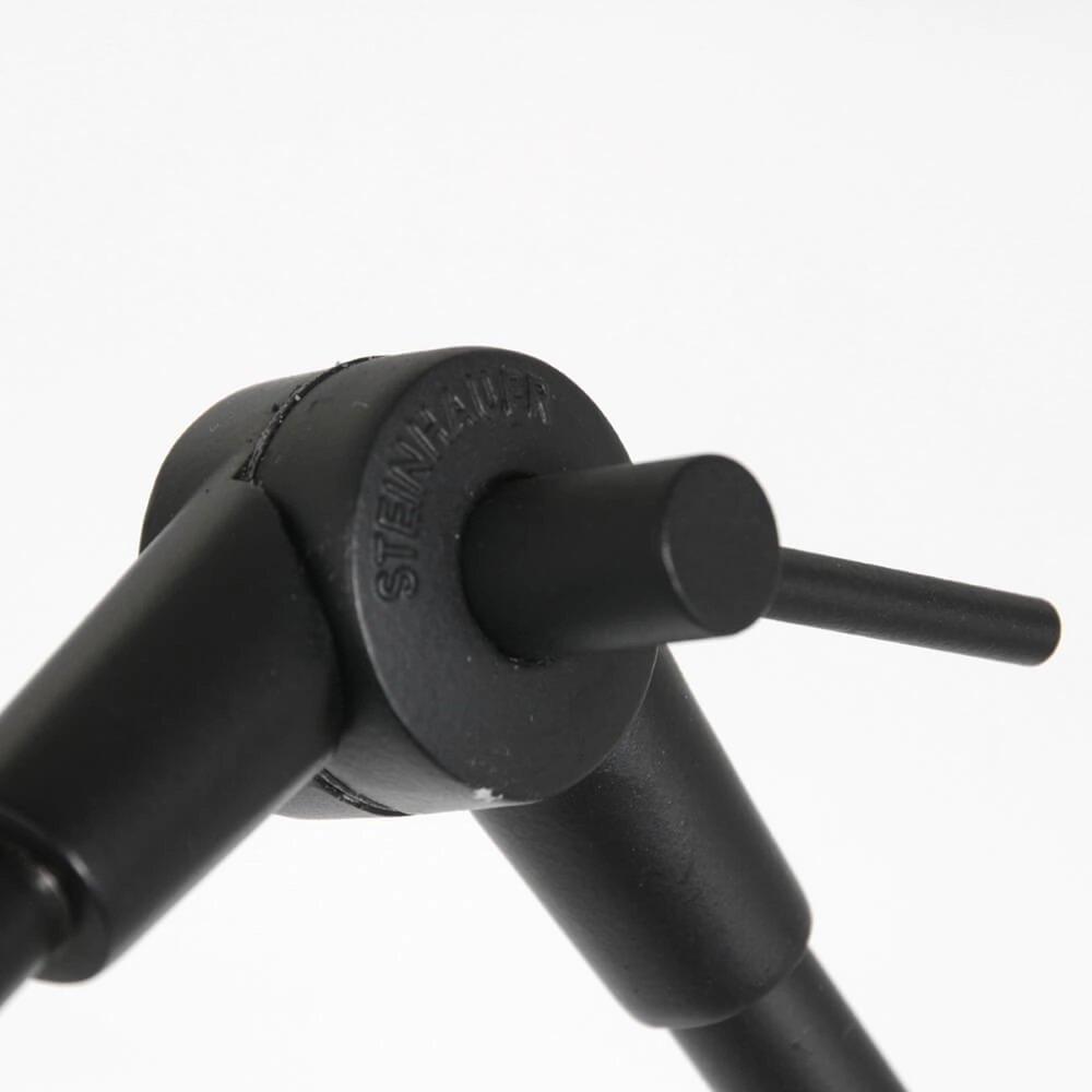 Lampadaire noir Prestige Chic avec capuche bleue Steinhauer 8712746147278