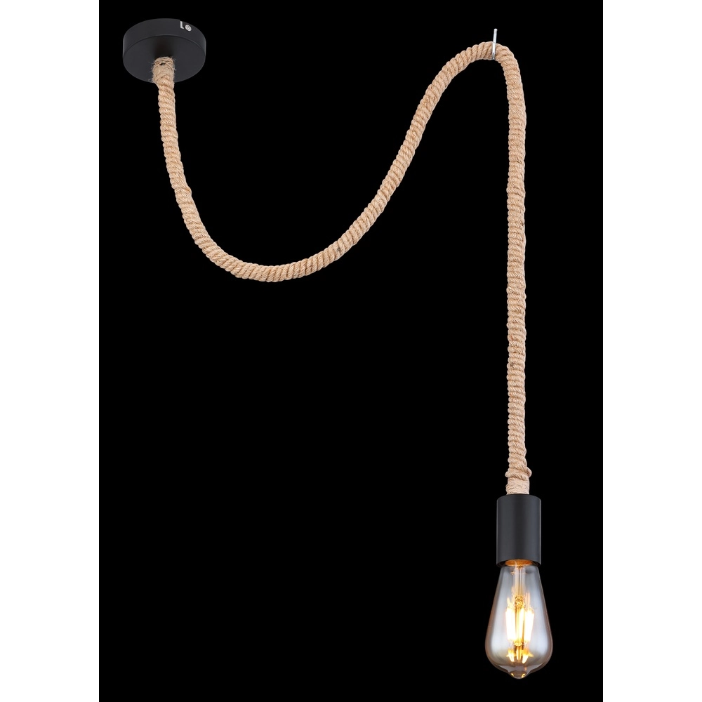 Lampe à corde Ulleu Noir Globo 9007371383917