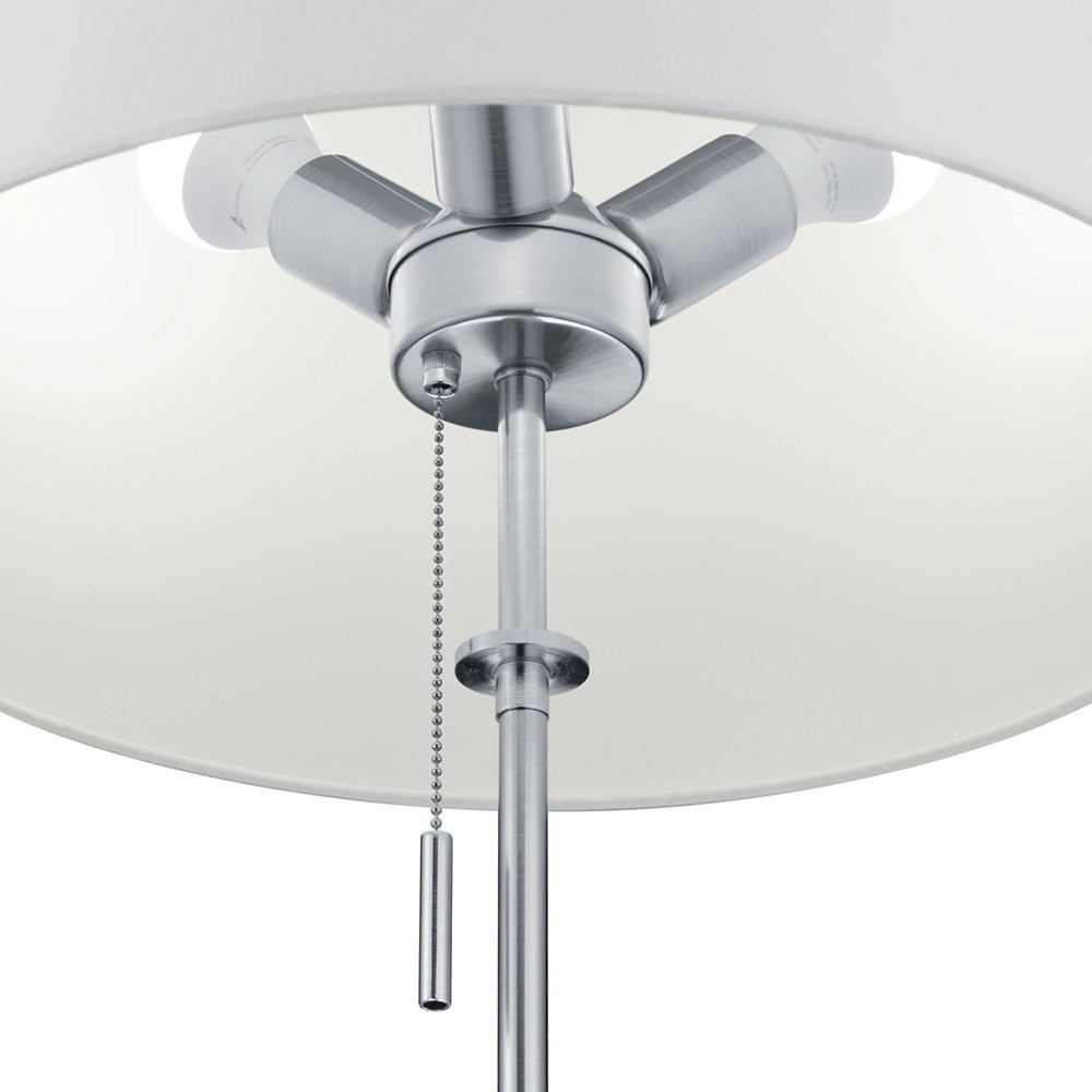Lampe Lyon 138cm gris métallisé Trio 4017807389654