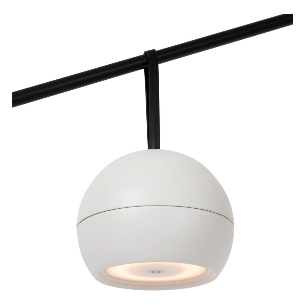 Lampe murale rechargeable Lunex Magnétique blanc Lucide 5411212272416