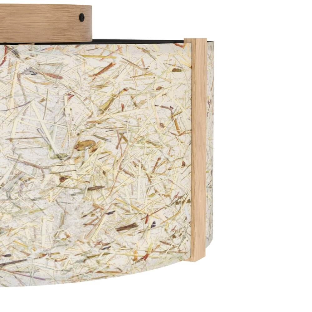 Plafonnier Hontongas bois avec teinte beige Stars of Light 9008606274611