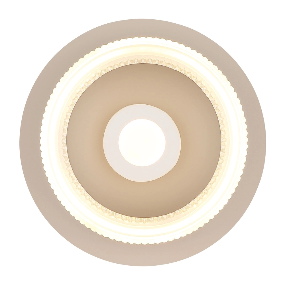 Plafonnier moderne Zara brun sable Ø 16cm Globo 9007371567065