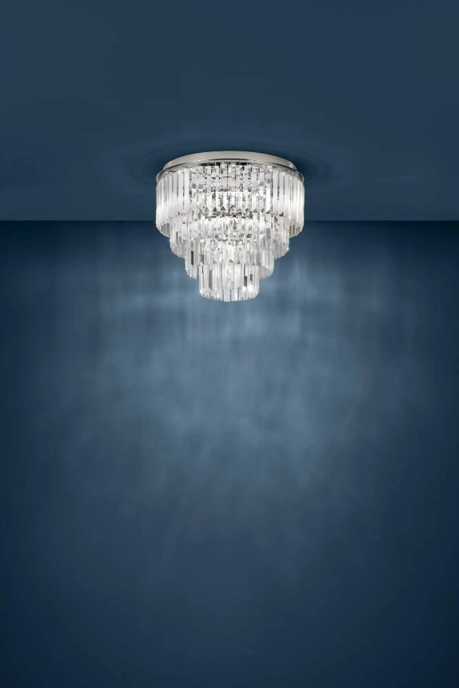 Plafonnier Basic avec cristal Agrigento Ø 50 cm Stars of Light 9002759395698