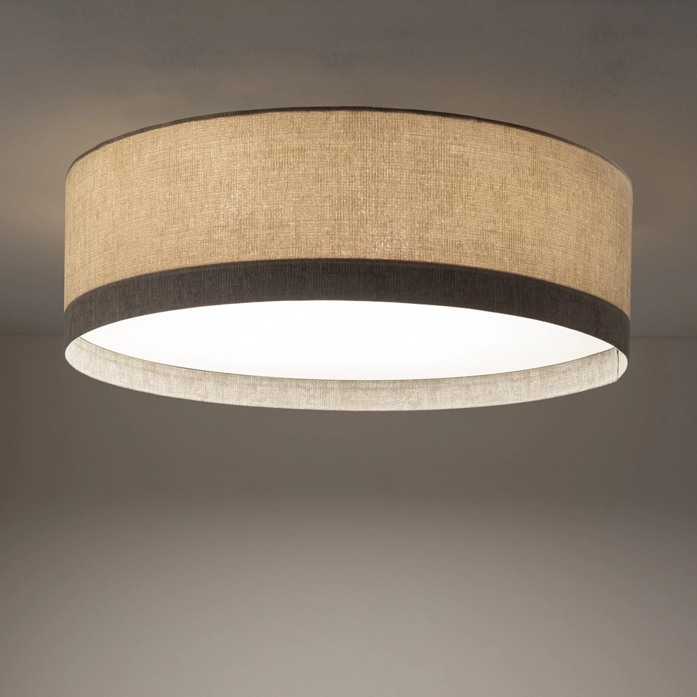 Lampe de plafond Cedro brun sable Ø 65cm Lyora 5903139116718