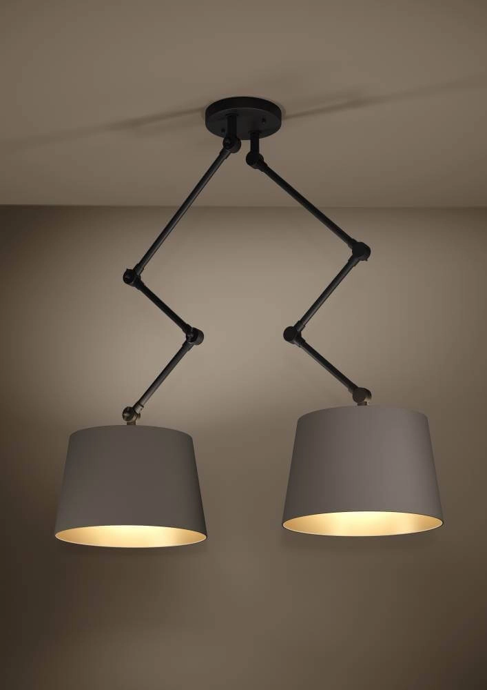 Lampe suspendue double réglable Pistunio cappuccino Stars of Light 9008606238064