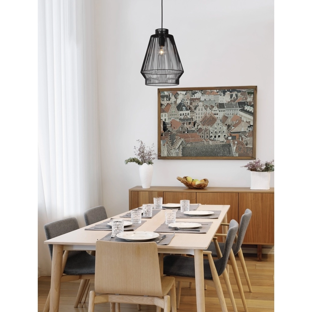 Suspension Bohème Bredo Ø 27,5cm noir Lyora 5212017438898