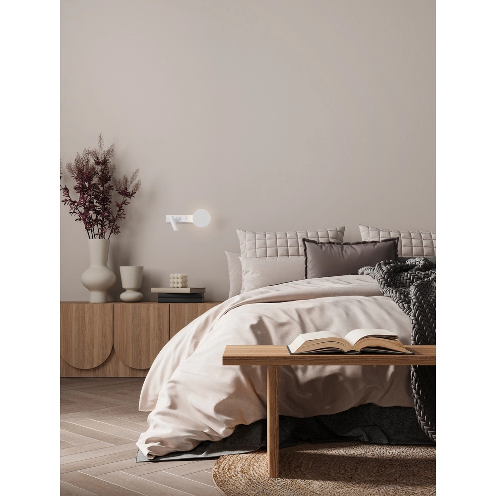 Lampe de chevet Noima blanc Lyora 5212017455253