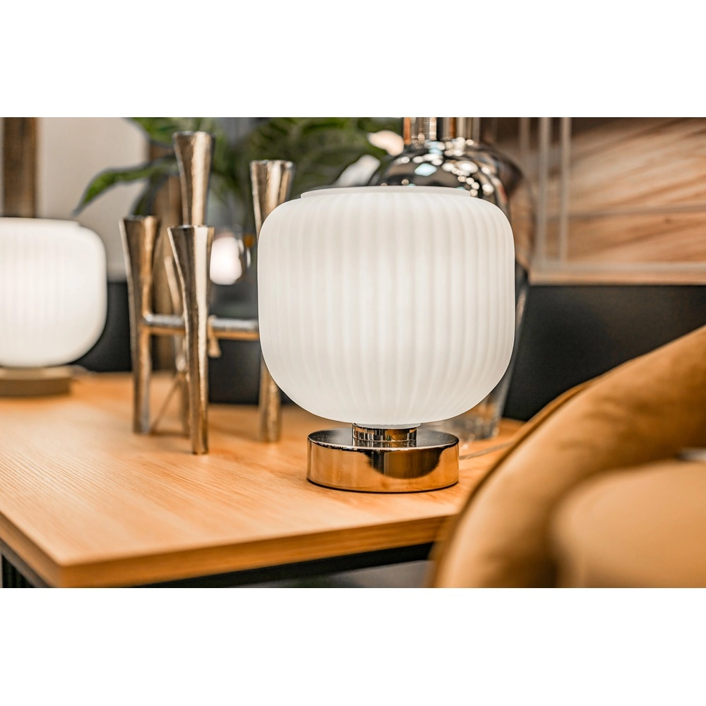 Lampe de table de conception Dasmina chrome Ø 20cm Eglo 9008606406401