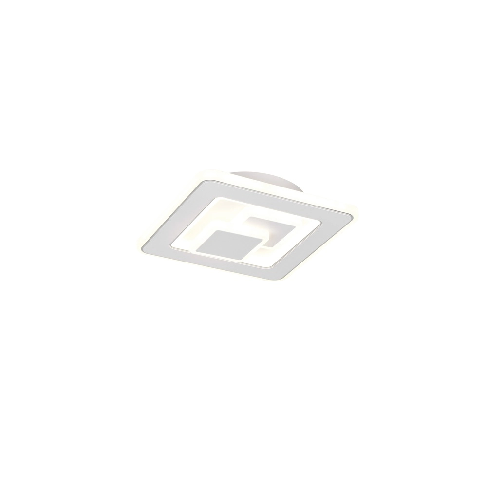 Lampe de plafond Tamaro Carré blanc Trio 4017807704396