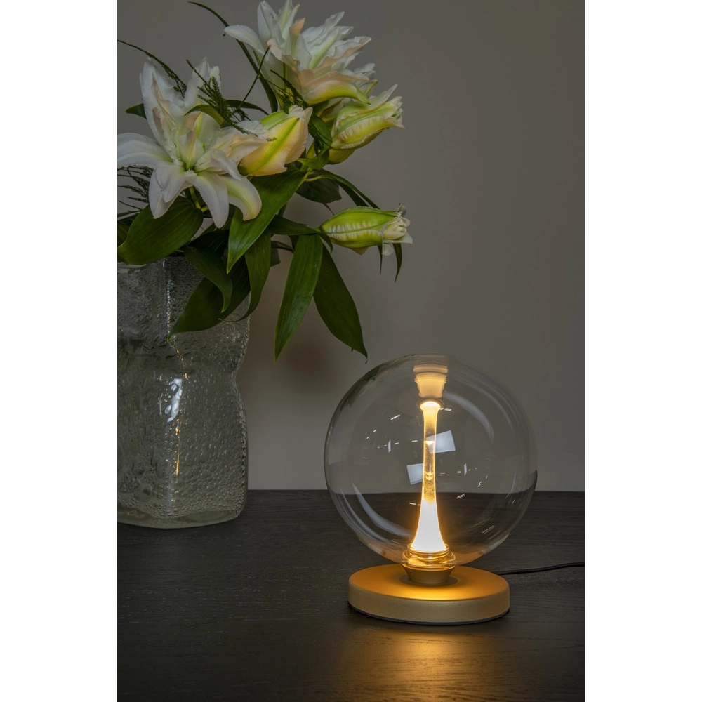 Lampe de table LED design Gisela transparent - 1x Ø 16cm Premium by Lucide 5411212134868