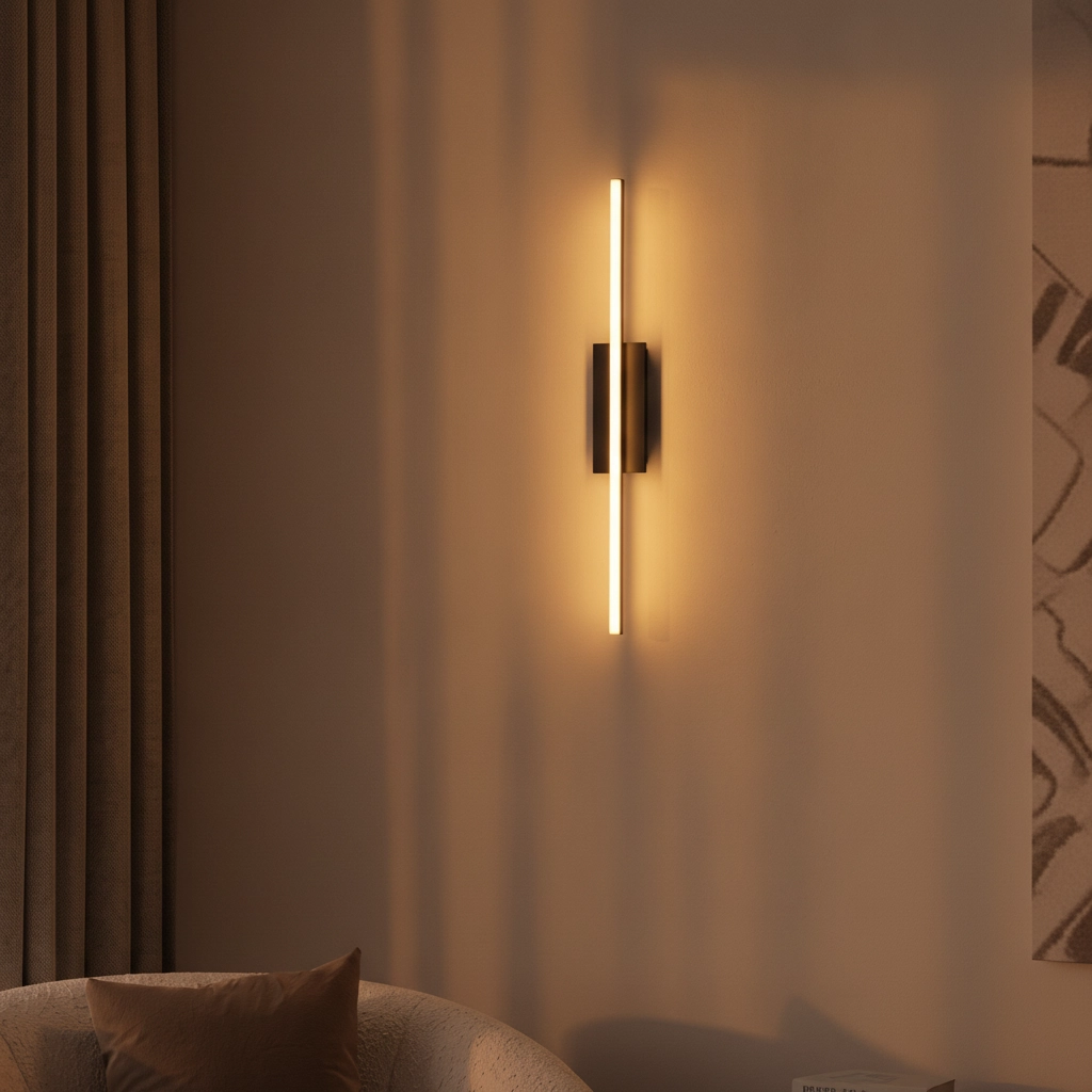 Applique murale design Gratta noir